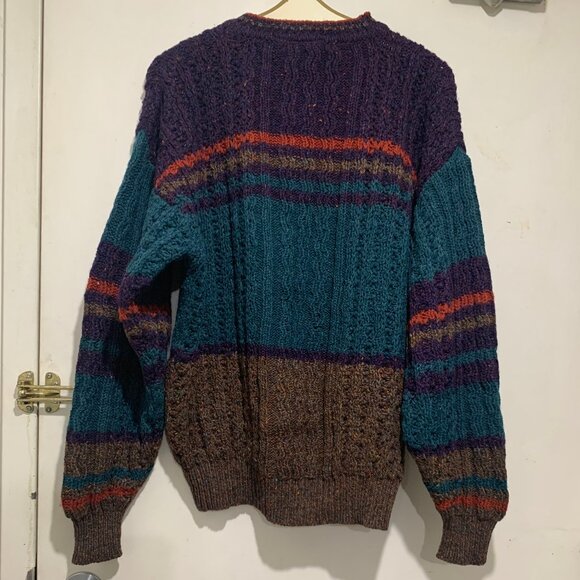 VINTAGE GAELTARRA HAND CRAFTED WOOL SWEATERS SIZE M - Picture 4 of 8